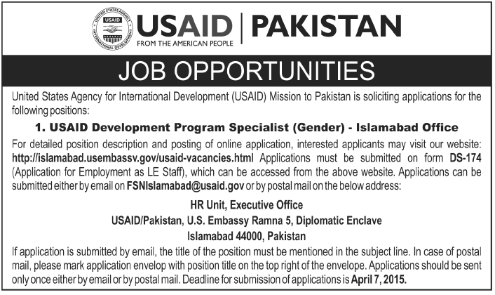 Jobs in USAID