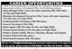 Multinational Organization Pakistan Jobs 1